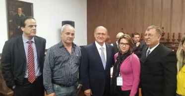 Representantes com governador de SÃ£o Paulo