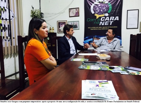 ACIR VISITA PEQUENOS EMPRESÃRIOS CONCORDA COM NOVA REFIS E APOIA FRENTE PARLAMENTAR