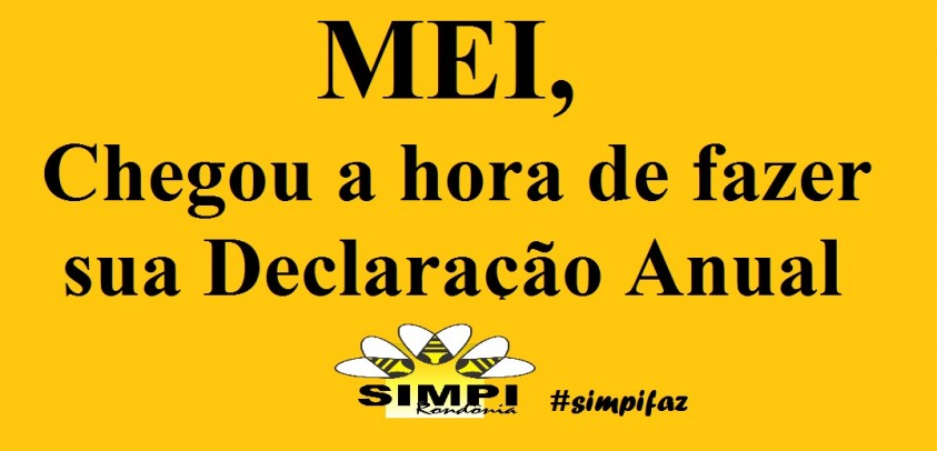â€‹MEI, CHEGOU A HORA SUA DECLARAÃ‡ÃƒO ANUAL