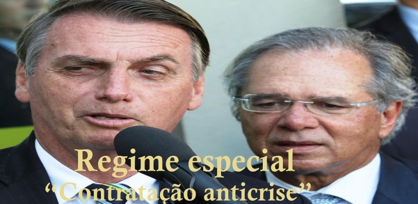 Vem ai o regime especial de contrataÃ§Ã£o anticrise