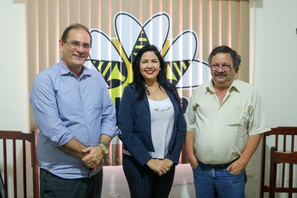 Nossa visitas com Cristiane Lopes  e Daniel Pereira