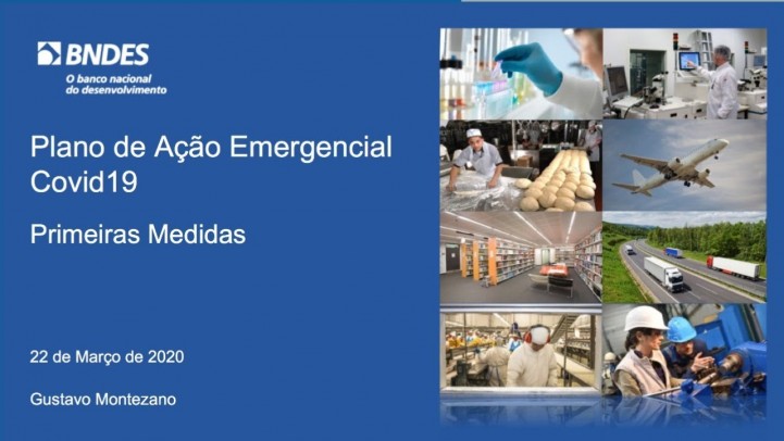 BNDES lanÃ§a primeiras medidas para reforÃ§ar caixa de empresas e apoiar trabalhadores que enfrentam efeitos do coronavÃ­rus