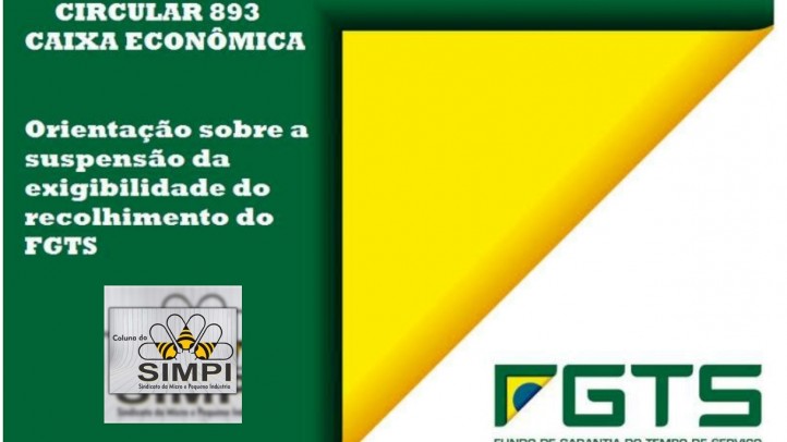 SUSPENSÃƒO DO RECOLHIMENTO DO FGTS