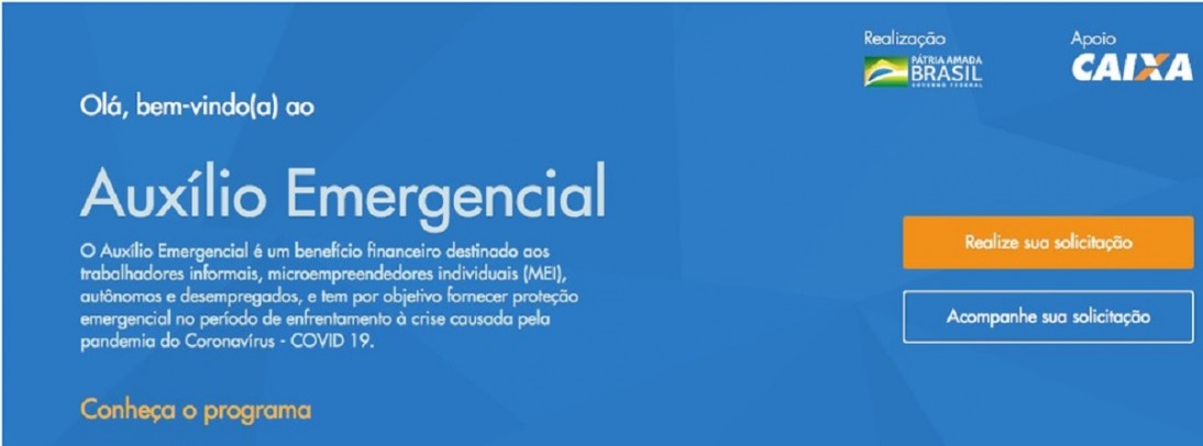 *Caixa lanÃ§a site e aplicativo para solicitar auxÃ­lio emergencial de R$ 600
