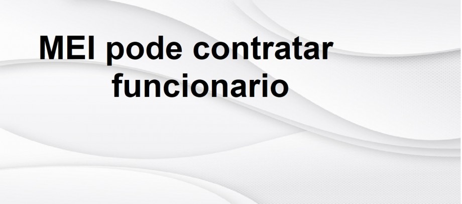 MEI quer contratar?