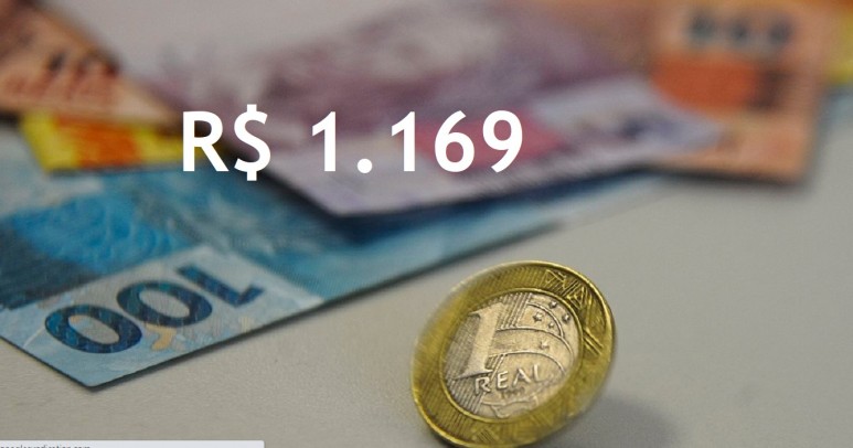 Salário mínimo de R$ 1.169 para 2022