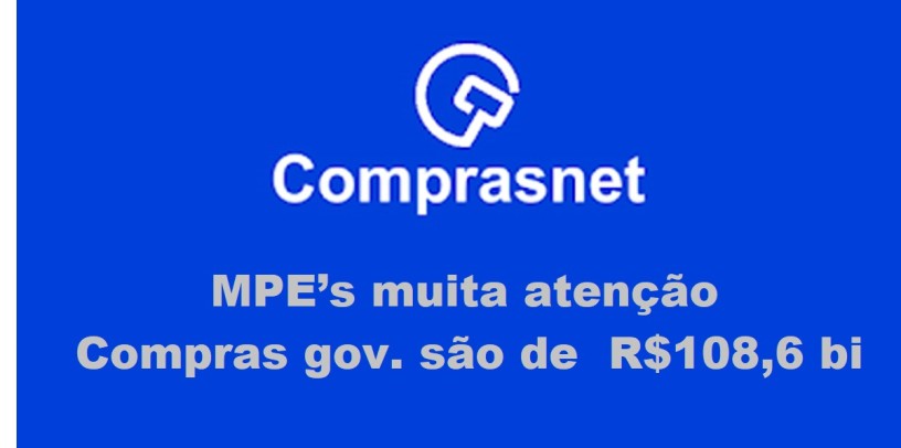 MPE’s muita atenção: Compras do governo movimentam R$108,6 bilhões