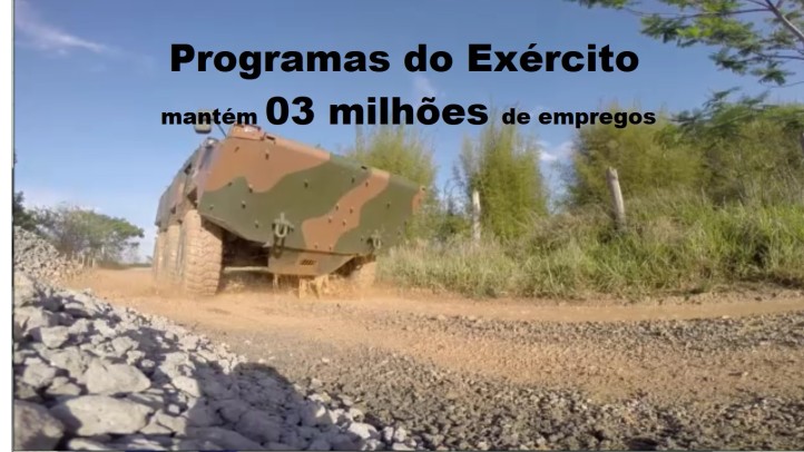 Programas do Exército respondem por cerca de 3 milhões de empregos