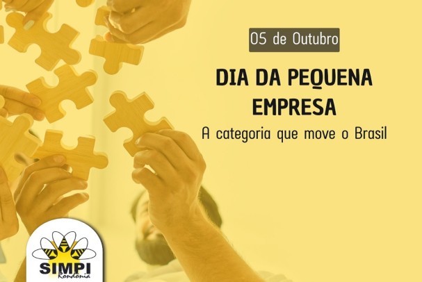 Dia 5 de outubro é o Dia da Pequena Empresa e temos muito a comemorar