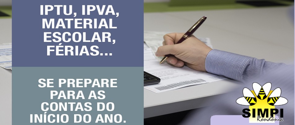 Ano novo contas novas e todas juntas