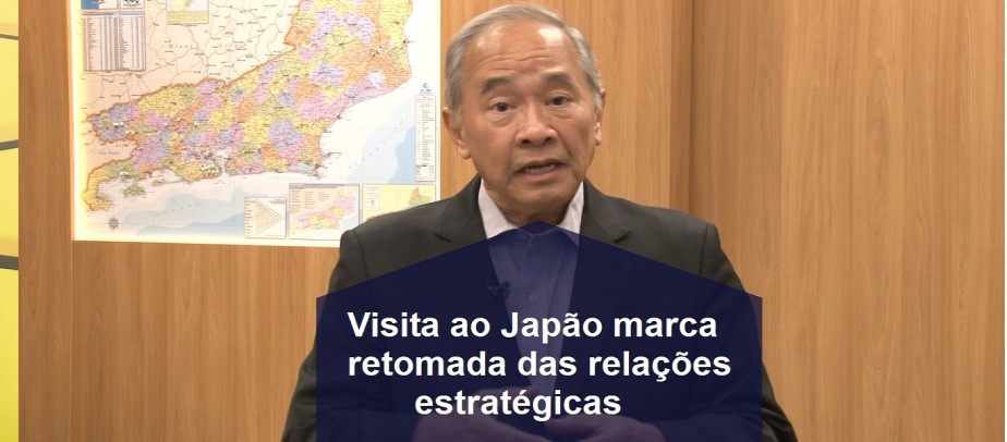 Visita ao Japão marca retomada das relações estratégicas