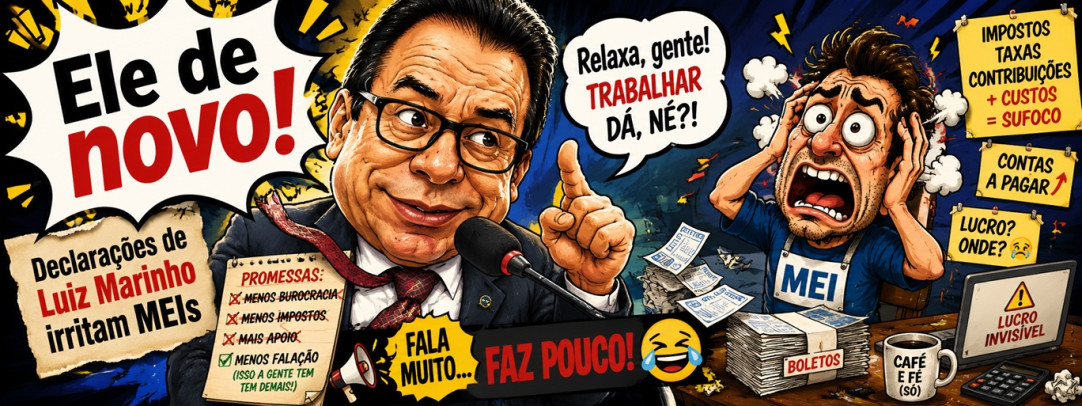 Ele de novo: Declarações de Luiz Marinho acendem alerta entre MEIs e Pequenos Empreendedores